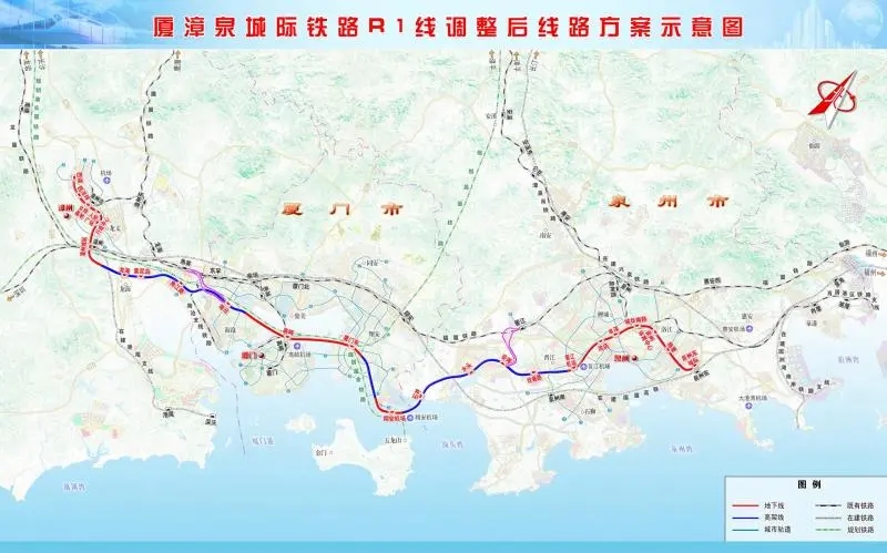 最新消息关于厦漳泉城际轨道泉州段